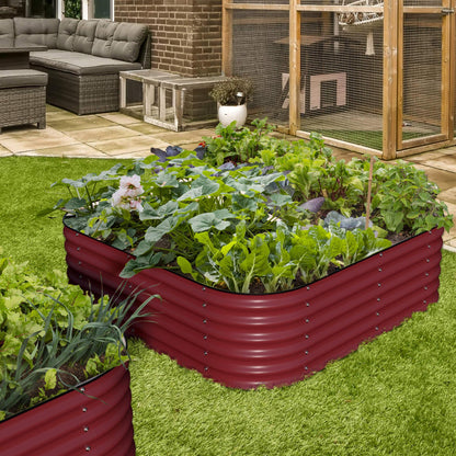 Olle Gardens 17" Tall, 12-in-1 Raised Garden Bed