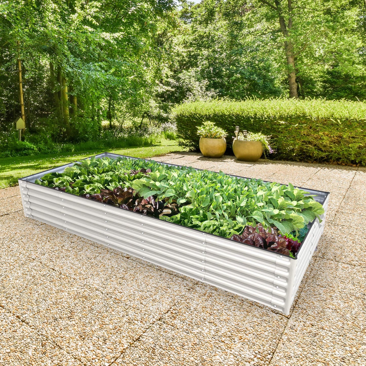 Olle Gardens 17" Tall Rectangle Infinity Raised Garden Bed