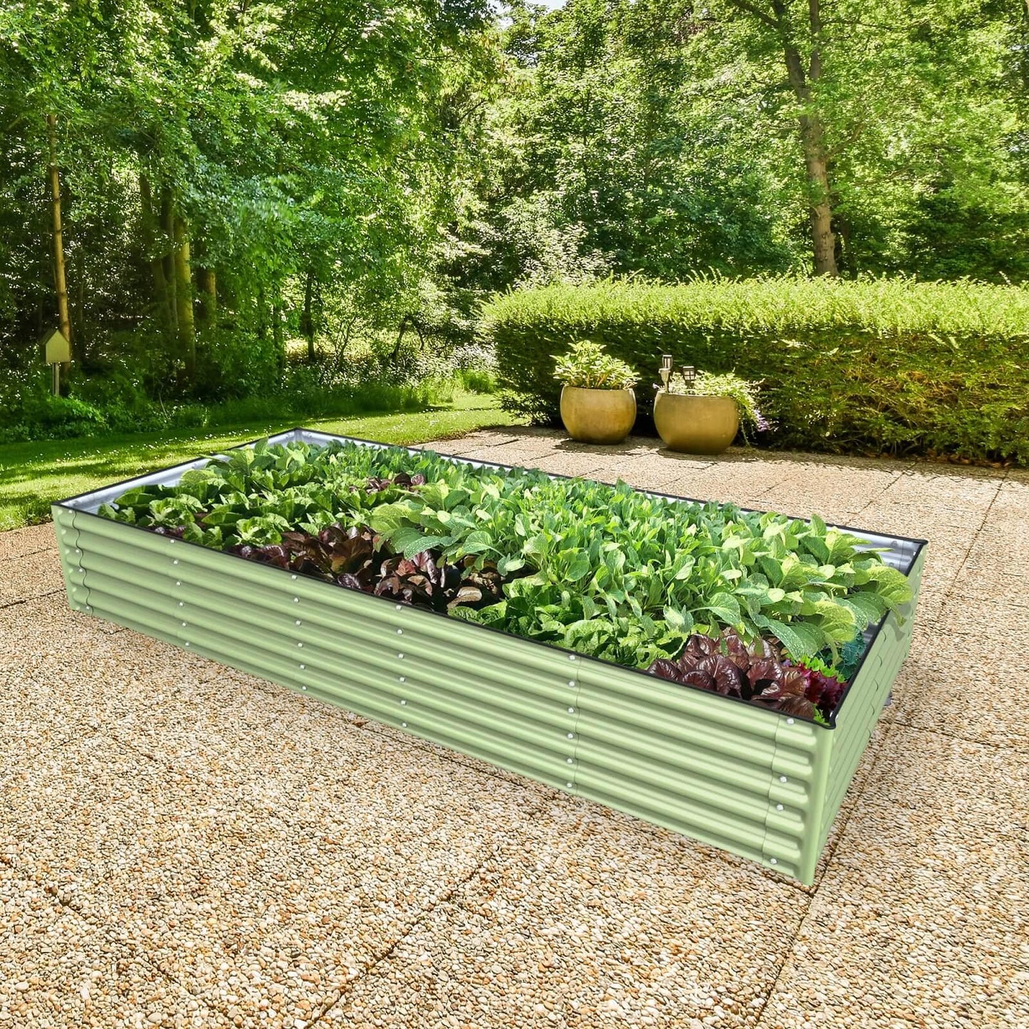 Olle Gardens 17" Tall Rectangle Infinity Raised Garden Bed