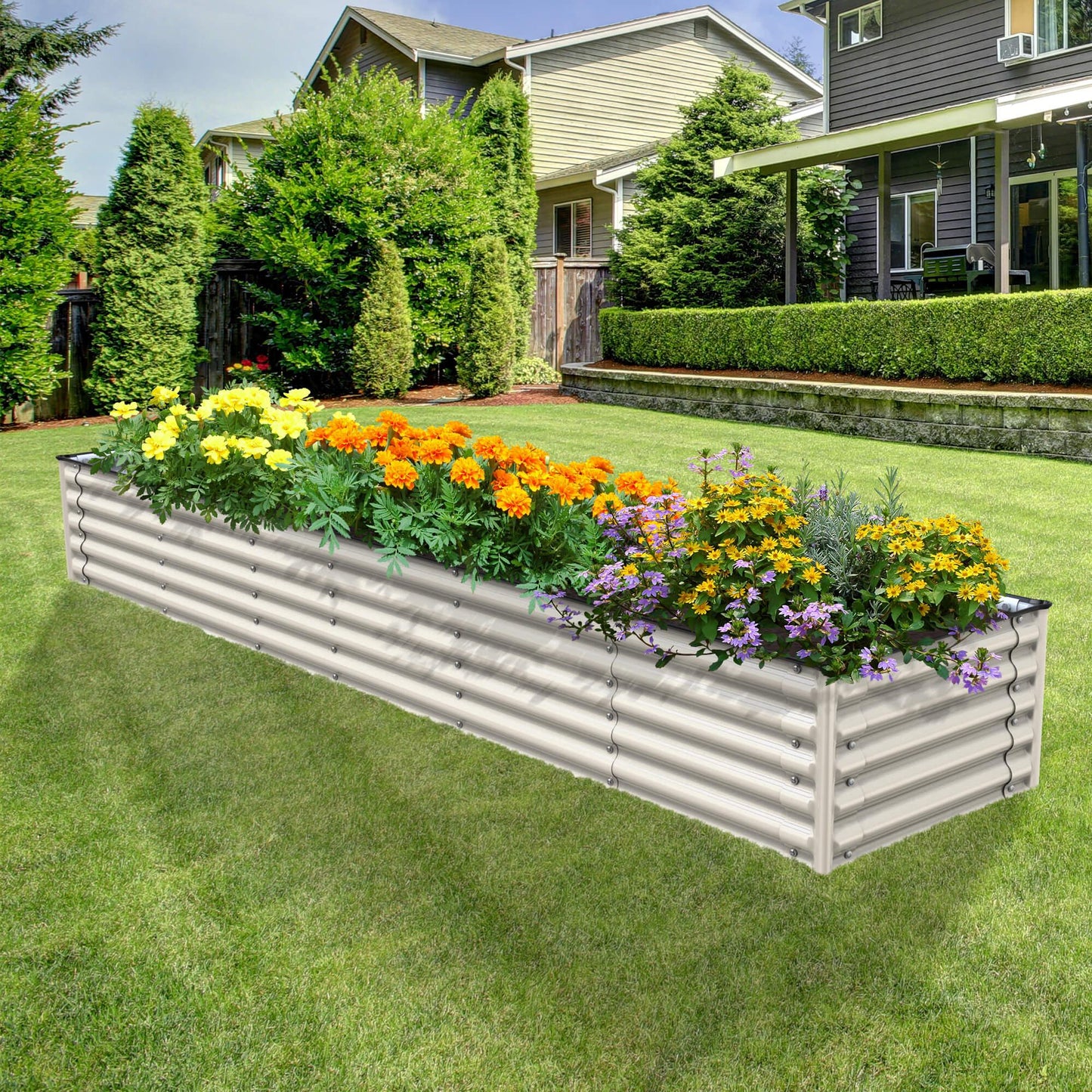 Olle Gardens 17" Tall Rectangle Infinity Raised Garden Bed